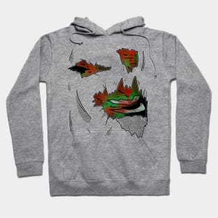 Blood and guts zombie Hoodie